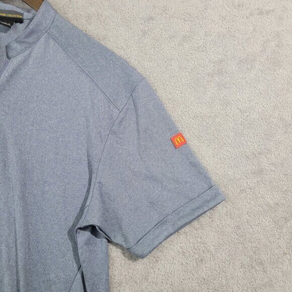 Apparel Collection Mens M-R Polo Shirt McDonalds 100% Polyester Short Sleeve - Picture 7 of 8